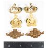 Image 1 : #196 Canadian Military Collar Badge Lot Inc BCD