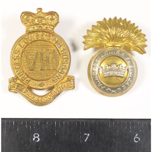 #199 WW2 Canadian Cap Badge Lot of 2 includes