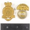 Image 1 : #199 WW2 Canadian Cap Badge Lot of 2 includes