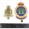 Image 1 : #201 Canadian Military Administration +RCAMC Badge