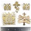 Image 1 : #202 Lot The Perth Regiment Cap badge + Collars w/