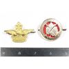 Image 1 : #203 Lot of 2 Canadian Cap Badge inc Corps of
