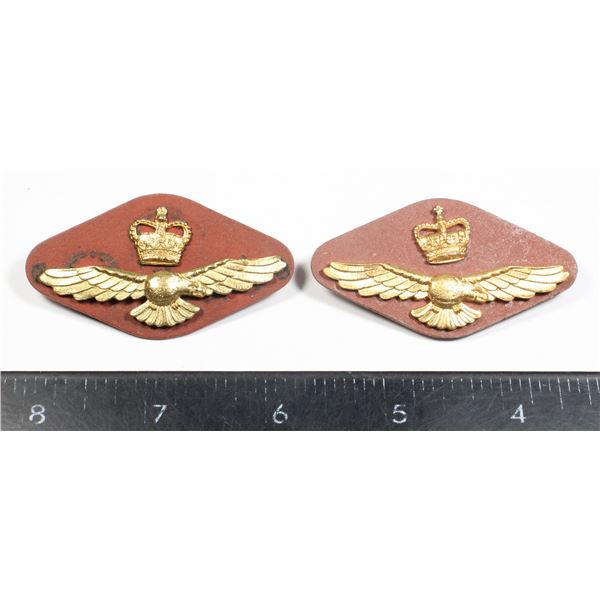 #207 Lot Royal Canadian Air Force Wedgecap badges