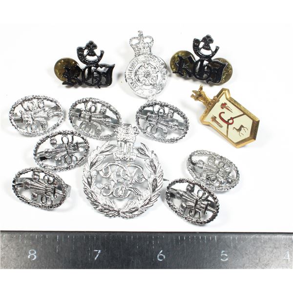 #208 Lot of international Military Insignia