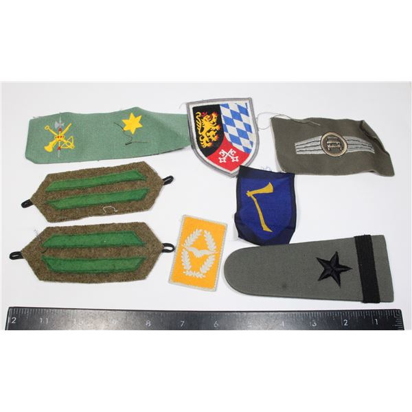 #210 Lot of International Military Cloth Insignia