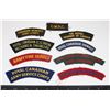 Image 1 : #223 Lot of Canadian / British Shoulder Titles