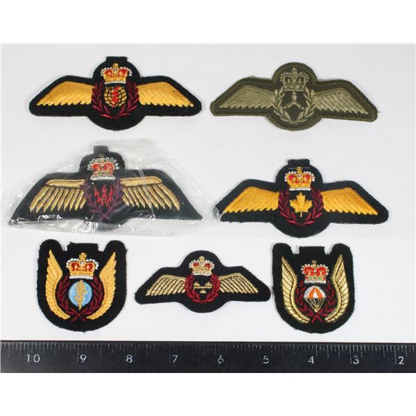 #226 Large Royal Canadian Air Force Wing Patch Lot