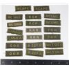Image 1 : #228 10 Pairs Canadian Shoulder Titles QOR RRR