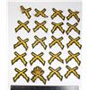 Image 1 : #231 Large lot 20 Crossed Rifle Marksman Patches