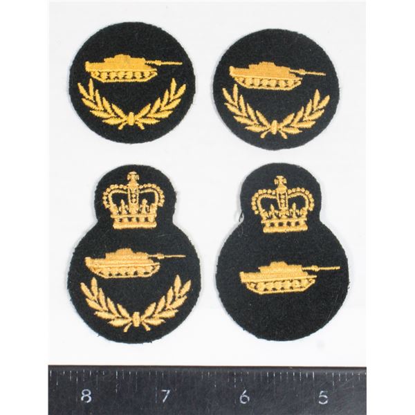 #236 Lot 4 Royal Canadian Armoured Corps Insignia
