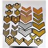 Image 1 : #240 25 Canadian Military Chevron Rank Insignia