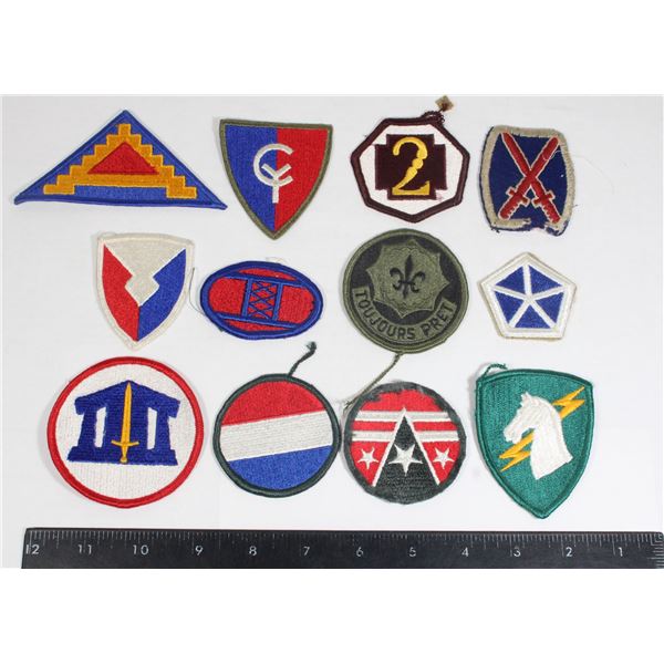#243 12 United States Military Uniform Patch Crest