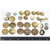 Image 1 : #244 29 WW1 WW2 + Assorted Era Military Buttons