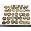 Image 1 : #245 43 WW2 + Assorted Era Military Buttons