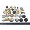 Image 1 : #247 30 Assorted Era Military Police Buttons