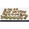 Image 1 : #249 34 WW2 Canadian Army Buttons and Assorted