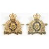 Image 3 : #254 1980'S RCMP Cap Badge Collar Shoulder Set