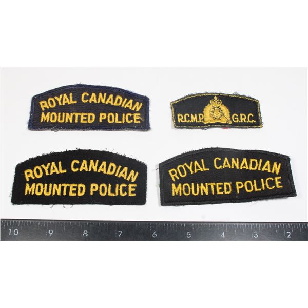 #256 Royal Canadian Mounted Police Shoulder Titles