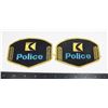 Image 1 : #260 Canadian Pacific Railway Police Patch Pair