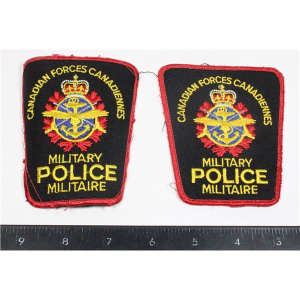 #261 Canadian Forces Military Police Patch Pair