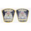 Image 2 : #273 Pair Taber Police Shoulder Title Patch Set