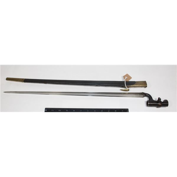 #276 British P1876 Martini-Henry Rifle Bayonet
