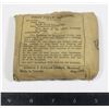 Image 1 : #279 WW2 Canadian First Field Dressing May 1942