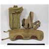 Image 1 : #281 WW2 Canadian Web Gear Khaki lot Bren Pouch
