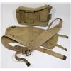 Image 3 : #281 WW2 Canadian Web Gear Khaki lot Bren Pouch