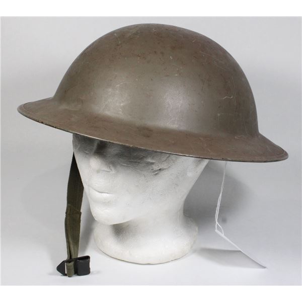 #283 Cold War Dutch Civil Defense Helmet Shell