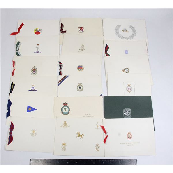 #307 18 Canadian Military Unit Post Card Covers