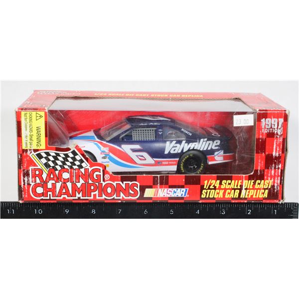 #332 1:24 Diecast Race Car Nascar Valvoline 1997