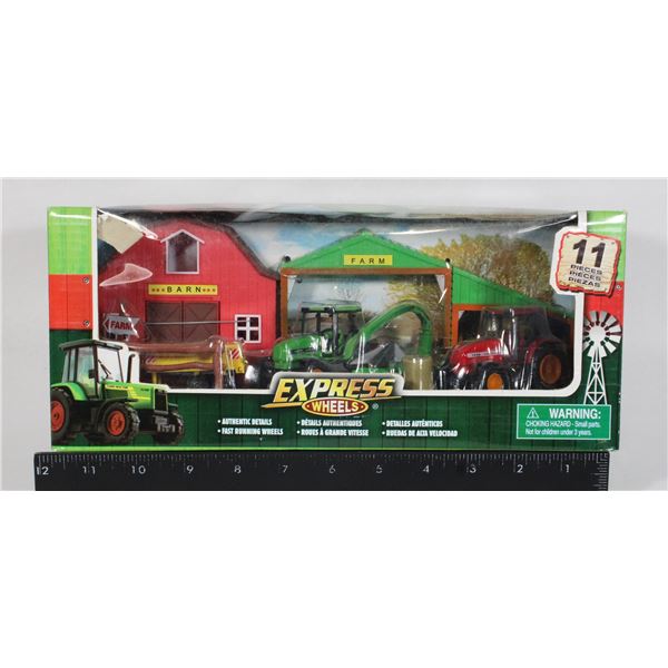 #349 Farm Playset Express Wheels Diecast Metal