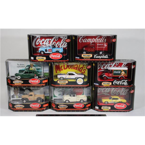 #356 Lot 8 Matchbox Collectibles Boxed Cars 1998