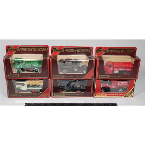 #374 Matchbox Models of Yesteryear Lot of 6 Boxed