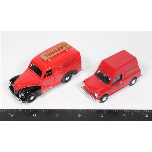 #406 Lledo Vanguards Diecast Austin A4C + Mini Van