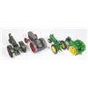 Image 2 : #409 4 Metal Tractors Case Ertl John Deere