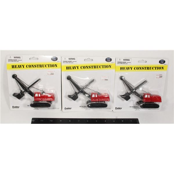 #441 Boley 3 Carded Heavy Construction Diggers