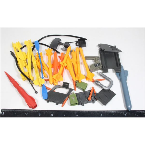 #462 G.I. Joe ARAH Parts Pieces Missiles Bomb Lot