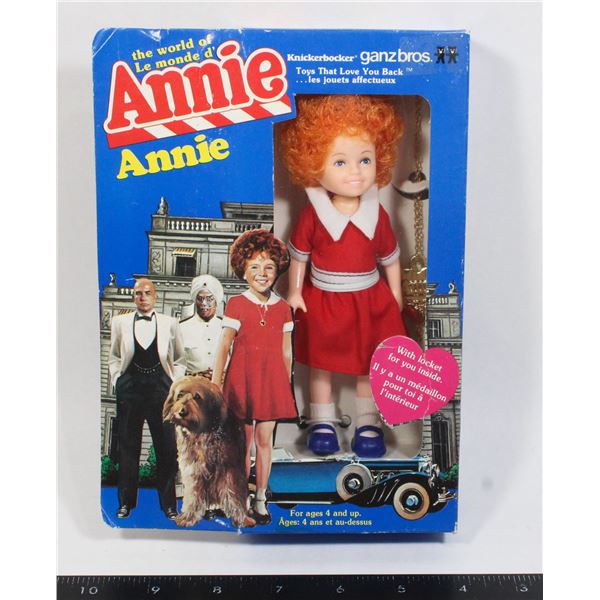 #496 1982 Annie Movie Toy Figure Sealed Ganzbros