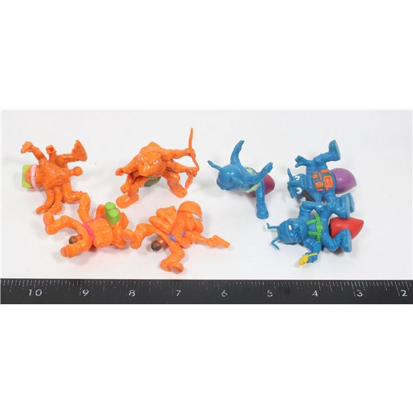 #517 1987 Hasbro Army Ants Lot of 7 Figures