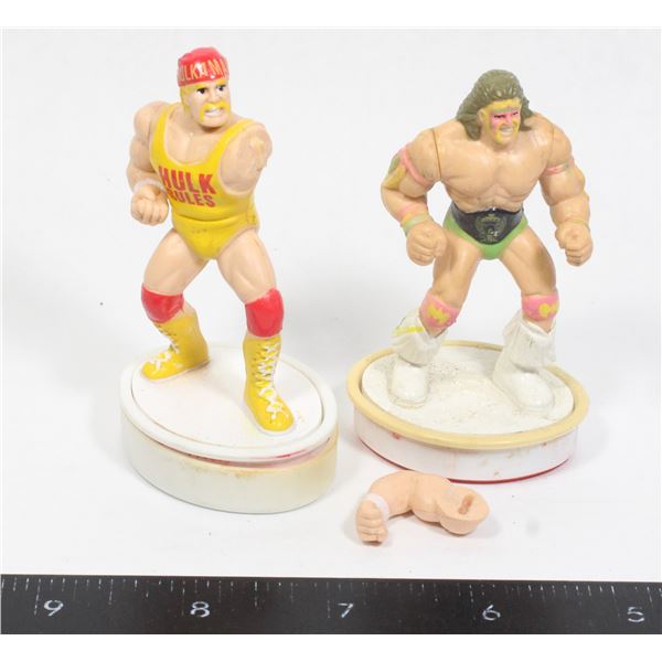 #518 1990 Titan Sports WWF Hulk Hogan Stamp Lot