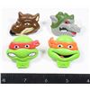 Image 1 : #523 Teenage Mutant Ninja Turtles 1990 Ring Set