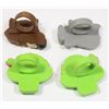 Image 2 : #523 Teenage Mutant Ninja Turtles 1990 Ring Set