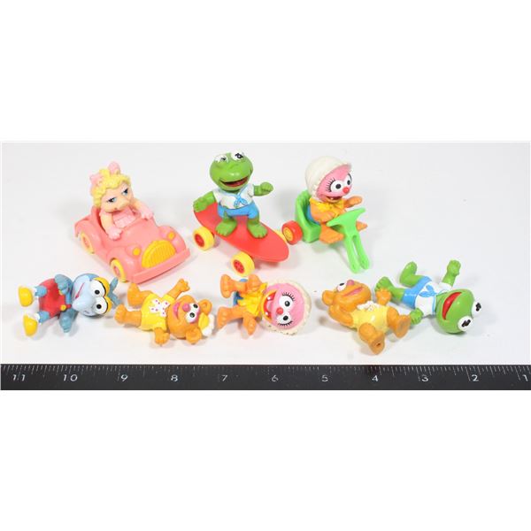 #536 1986 Mcdonalds Muppet Babies Toy Lot