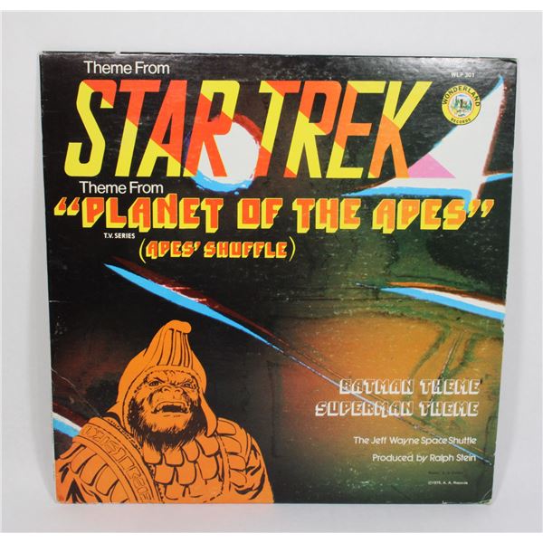 #549 Record Star Trek Planet of the Apes Worn