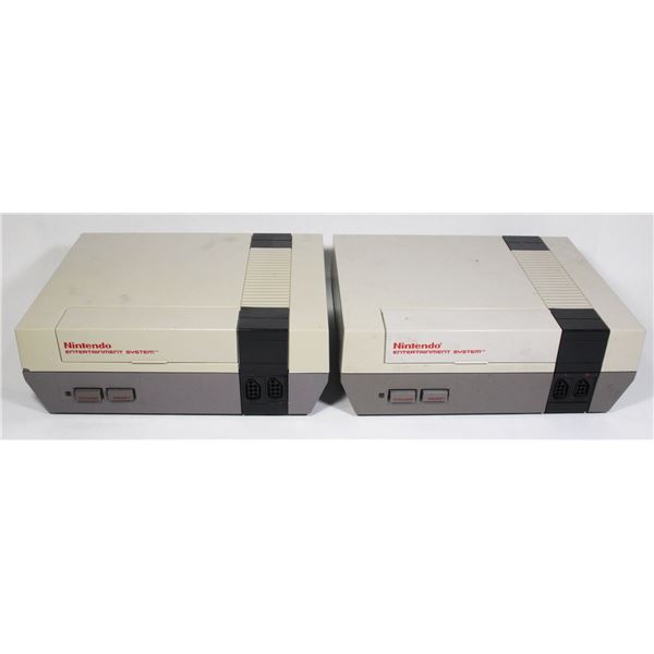 #592 Lot of 2 Nintendo Entertainment System NES