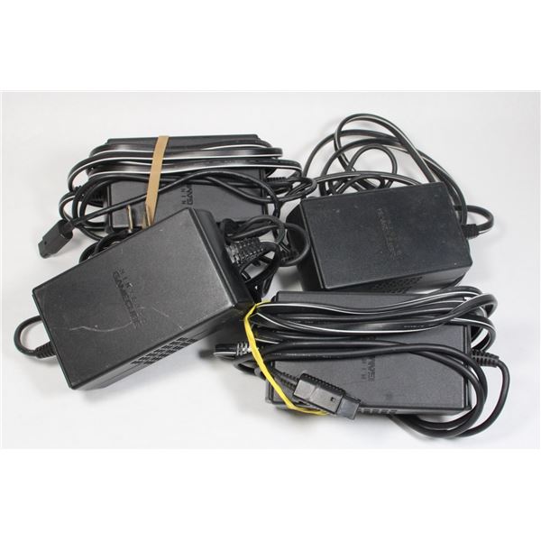 #599 Nintendo Gamecube Power Cord Lot of 4