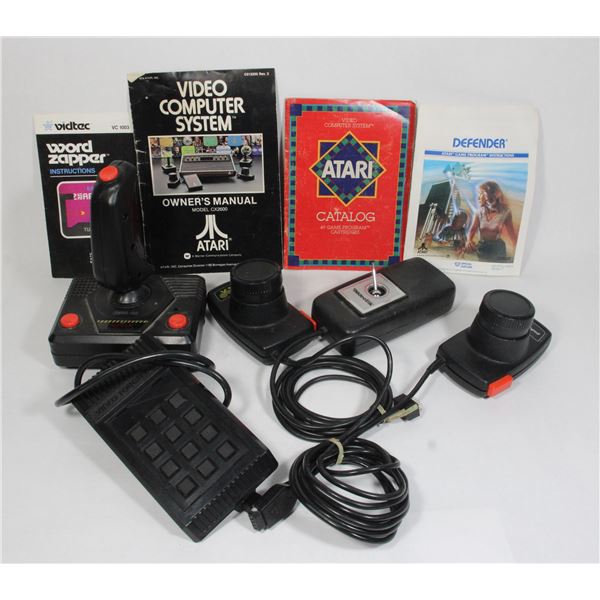 #608 Atari 2600 Controller Joystick Assorted Lot
