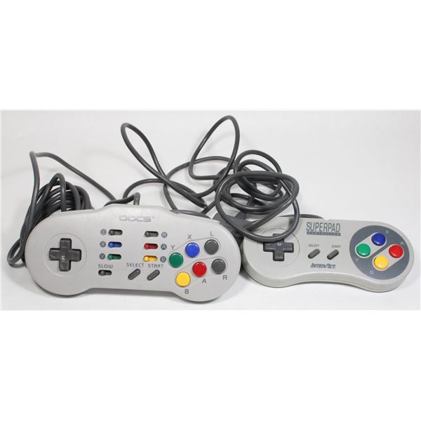 #614 Lot Super Nintendo Superpad Doc's Controller